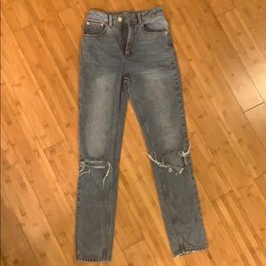 ASOS high waisted mom jeans